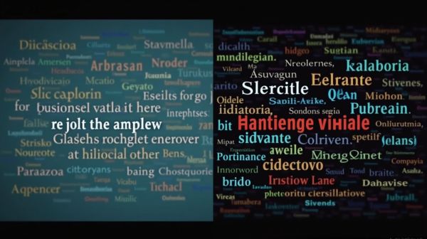 Video to text conversion in different languages with transcri